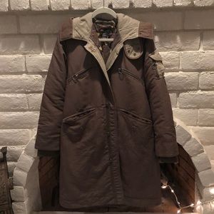 Diesel Khaki Hooded Parka